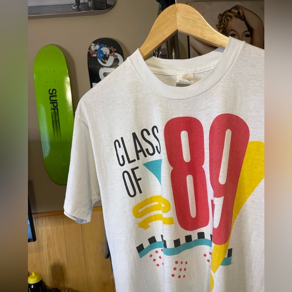 Vintage class of 1989 single stitch shirt mens size large - Picture 2 of 7